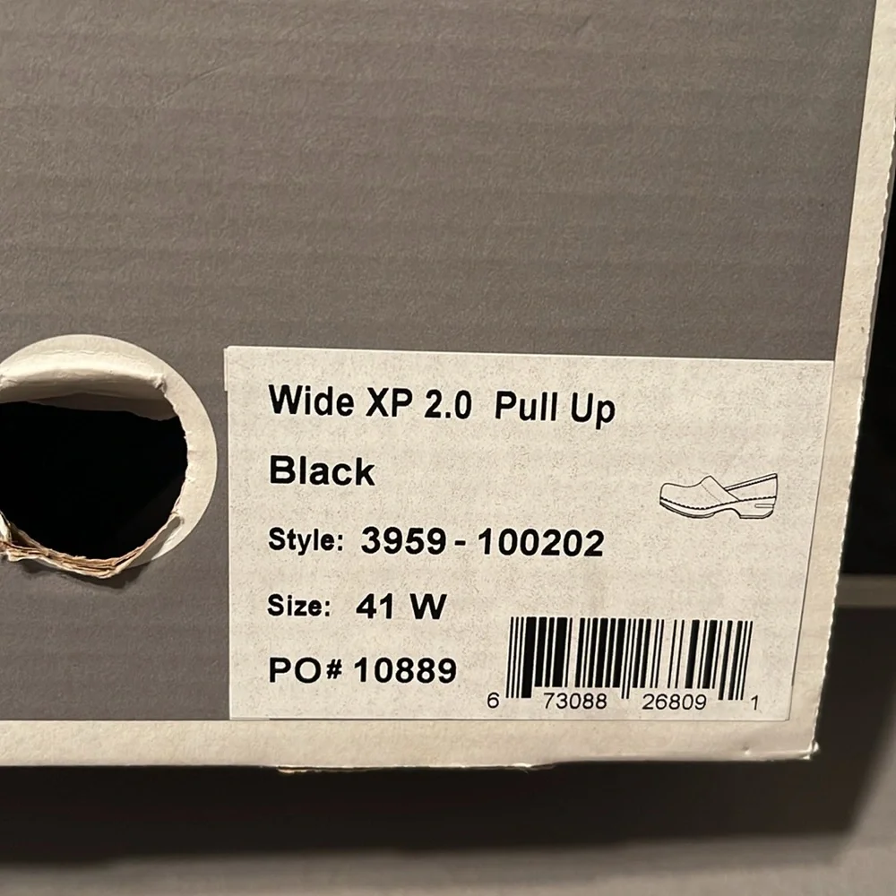 Dansko XP 2.0 Black Clogs - Picture 2 of 3
